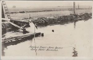 RPPC Pumping Plant Near Delano California c1920 Seron photo postcard JP14 - Picture 1 of 2