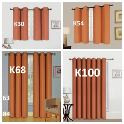 1/2 PIEZA 100% APAGÓN SIN FORRO PANELES TÉRMICOS GRUESOS PESADOS TRATAMIENTO CORTINA VENTANA  Foto 1 de 4