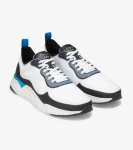 Cole Haan Men's Grandsport Trainer, White/Navy, C33772, SIZE 10M, NEW IN BOX - Picture 1 of 5