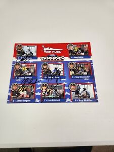 NHRA Hero Card Antron Brown Leah Pritchett Top Fuel AUTOGRAPHED!!