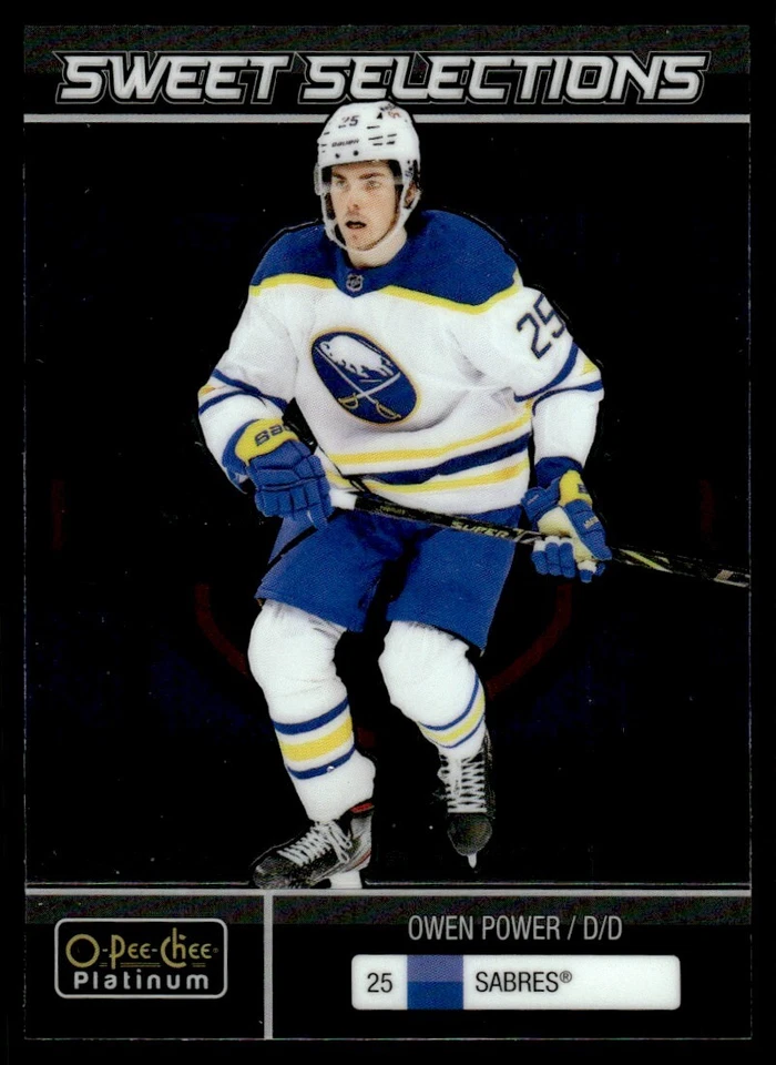 2022-23 O-Pee-Chee Platinum Sweet Selections Owen Power Buffalo Sabres #SS-1 - Image 1 of 2