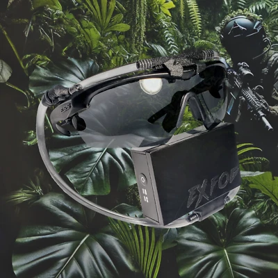 AUZWORKS TACTICAL Airbender X - ExFog Adapter for ESS & Oakley Airsoft, Paintball Anti-Fog Glasses