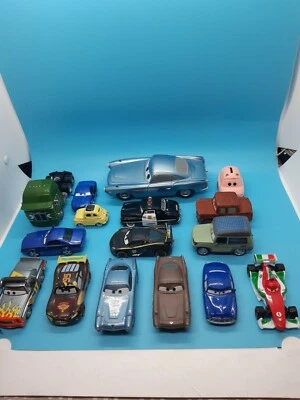 disney pixar cars ( Mattel) job lot of 15 cars & kenworth artic unit. - Image 1 of 4
