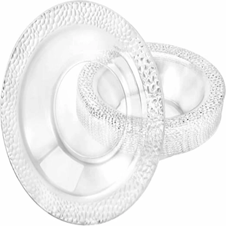 Lillian Dinnerware Pebbled Plastic Bowls 5 Oz Clear 10 Ct
