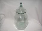 OLD, ANTIQUE FREE BLOWN GLASS APOTHECARY JAR WITH LID