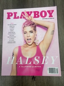 PLAYBOY MAGAZINE SEPTEMBER/OCTOBER 2017 HALSEY NEAR MINT - Picture 1 of 1