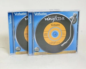 Verbatim Digital Vinyl Design Color Coded CD-Recordable CD-R Discs 2x 80min NEW - Picture 1 of 1