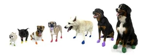 Reusable Rubber Dog Booties - Protective Wear, Sold in Singles, 2, 4, 8, or 12 - Picture 1 of 36