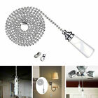 Bathroom Ceiling Light Switch Pull Cord String Crystal Handle Decor w/ Connector