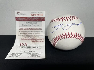 杰克·兰姆签名官方美国职业棒球大联盟 JSA 见证真品证明 — 第 1/4 张图片