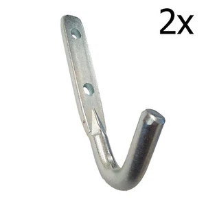 2 x 1/2" BULLONI ZINCATI SU GANCI A CORDA (2125/002) rimorchio box cavalli camion furgone - Foto 1 di 1