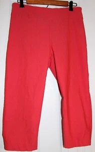 New Direction Coral Dress/Casual Women's Pull On Capri 14P Tummy Panel Excellent - Picture 1 of 6