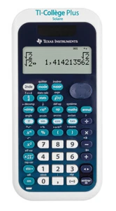 Taschenrechner TI Collège Plus Solaire Schulrechner Rechner Tischrechner Solar - Bild 1 von 5