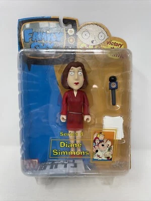 "Figura de acción Family Guy Diane Simmons serie 8 Mezco 6""" Foto 1 de 4