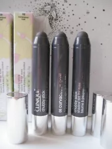 Clinique Chubby Stick Shadow Tint for Eyes ❤️ 08 CURVACEOUS COAL ❤️ Lot 3 ❤️ NIB - Picture 1 of 6