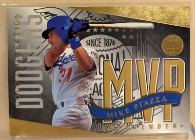 Leaf Jugador Más Valioso Contendiente 1994 Oro 12 Mike Piazza Dodgers Salón de la fama correo raro en comercio/5000 Foto 1 de 2