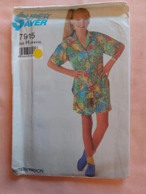 Simplicity 7915 Child's Vintage Easy to Sew Shirt & Shorts Pattern Size 7-8-10 - Image 1 of 2