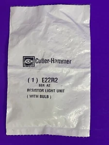 Cutler Hammer E22R2 Ser A2 Resistor Light Unit with Bulb - Picture 1 of 3