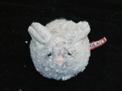 Douglas Gray Lil' Bitty Bunny Rabbit Baby Mini Plush Stuffed 5" Toy USED 9991G - Image 1 of 3