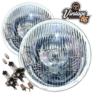 Mini Morris Minor Kuppelförmig Classic 7 " Ovp Träger Halogen Umbau Kopflicht - Bild 1 von 1