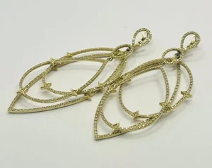Loree Rodkin Yellow Gold 18K Diamond Michelle Chandelier Earrings - Picture 1 of 8