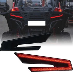 Luces traseras LED negras humo con luz de señal de giro ámbar para Polaris RZR PRO 20+ - Imagen 1 de 15