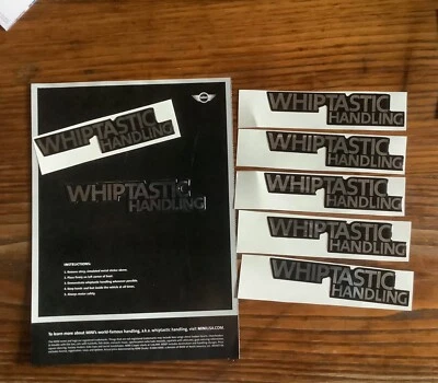 Adesivo de vinil Whiptastic Handling 3D Mini John Cooper Works Vintage Fun - Imagem 1 de 3
