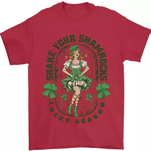 St Patricks Day Shake Your Shamrocks Herren T-Shirt 100% Baumwolle - Bild 1 von 84