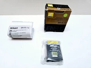 New OEM Nikon EN-EL12 Rechargeable Li-ION Camera Battery NIB - Photo 1 sur 1