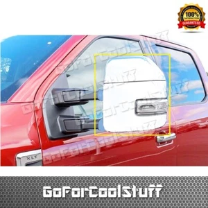 For 17 18 19 20 Ford F250/F350 TOWING MIRROR CHROME COVER With Turning light - Picture 1 of 2