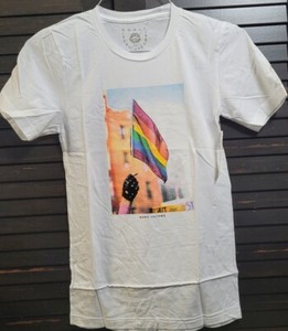 Marc Jacobs Pride Flag White T-shirt SMALL LGBTQ