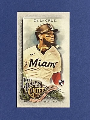 2022 Allen & Ginter Mini A&G Back #71 Bryan De La Cruz Rookie RC Miami Marlins - Image 1 of 2