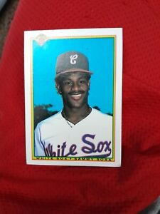 1990 Bowman Tiffany Sammy Sosa Rookie Baseball Card #312 PSA 8 NM-MT