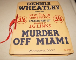Murder Off Miami Book Dennis Wheatley Mystery Crime Fiction Florida Dossier VTG - Picture 1 of 10