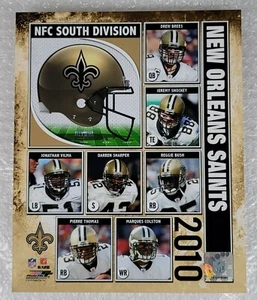 NFC SOUTH Division New Orleans Saints - Drew Brees Photo (Tamaño: 8" x 10") - Imagen 1 de 8