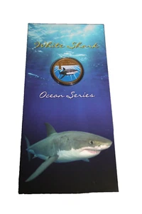 2007 WHITE SHARK OCEAN SERIES $1 UNC RAM COIN CARD -   FREE AU POST - Picture 1 of 3