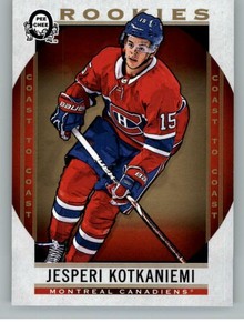 2018-19 O-Pee-Chee Coast to Coast #190 Jesperi Kotkaniemi RC (ref 125833)