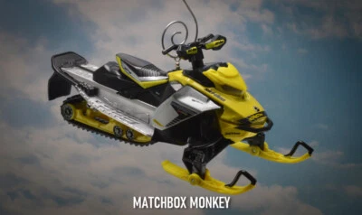 Ski-doo MXZ XRS Yellow Snowmobile Christmas Ornament 1/20 CAN AM Titan Polaris - Image 1 of 4