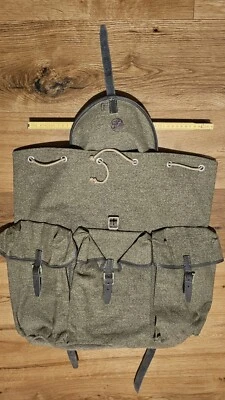 Schweiz Armee Militär Rucksack Jäger leicht Pfeffer Salz NEU original selten - Bild 1 von 4