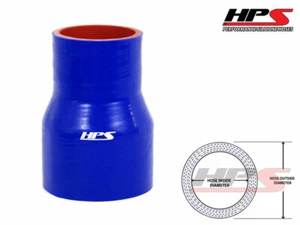 Manguera reductora intercooler de silicona 4" LONG HPS 2" - 2,25" 51mm - 57mm 4 capas AZUL - Imagen 1 de 1