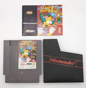 Krustys Fun House - Modul - Anleitung - Nintendo Entertainment System NES - Bild 1 von 2