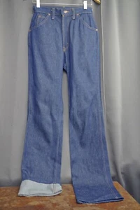 New Old Stock Dee Cee thick Darkwash Denim Jeans Size 3 USA Made - Picture 1 of 12