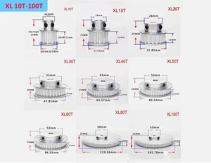 Timing Belt Pulley Synchronous Wheel Select Bore For 10mm Width Belt XL 10T-100T - Picture 1 of 28