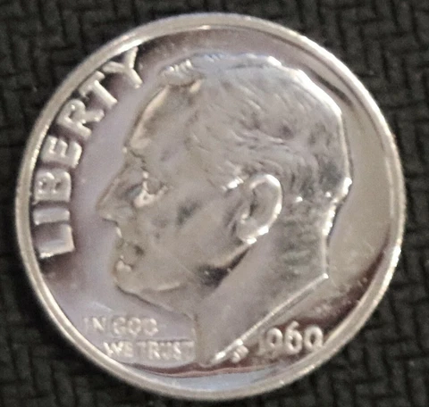 1960-P Proof Roosevelt Dime - #31036 - FREE SHIPPING Cover