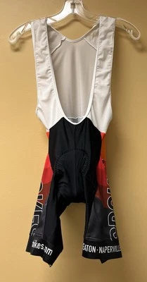 Castelli Cycling Bib Shorts Multi-Color Black Men's L Padded Bicycling Spokes - Image 1 of 4