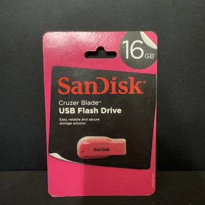 Sandisk CRUZER BLADE 16GB SDCZ50C-016G-AW4G USB 2.0 Flash Pen Drive 16G NEW - Image 1 of 2
