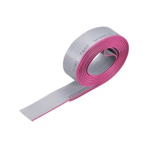 IDC Câble plat Fil Métal 2m/6.6" Long 1.27mm Pas 14 Broches Gris - Imagen 1 de 4