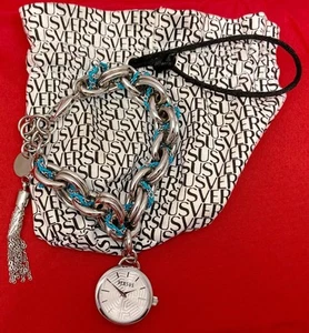 Versus Versace Hummingbird Ladies Chain/Bracelet 25mm Stainless Watch 3C7000 - Picture 1 of 12