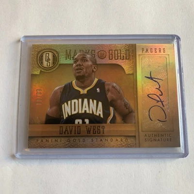 2012-13 Gold Standard David West 88/99 Marcas de Oro Automático Foto 1 de 2