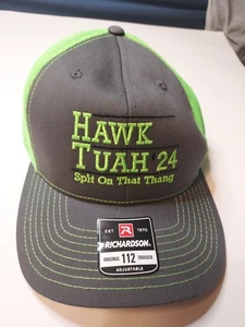 Mütze „HAWK TUAH“, „Spit On That Thang“ grün grau - Bild 1 von 4
